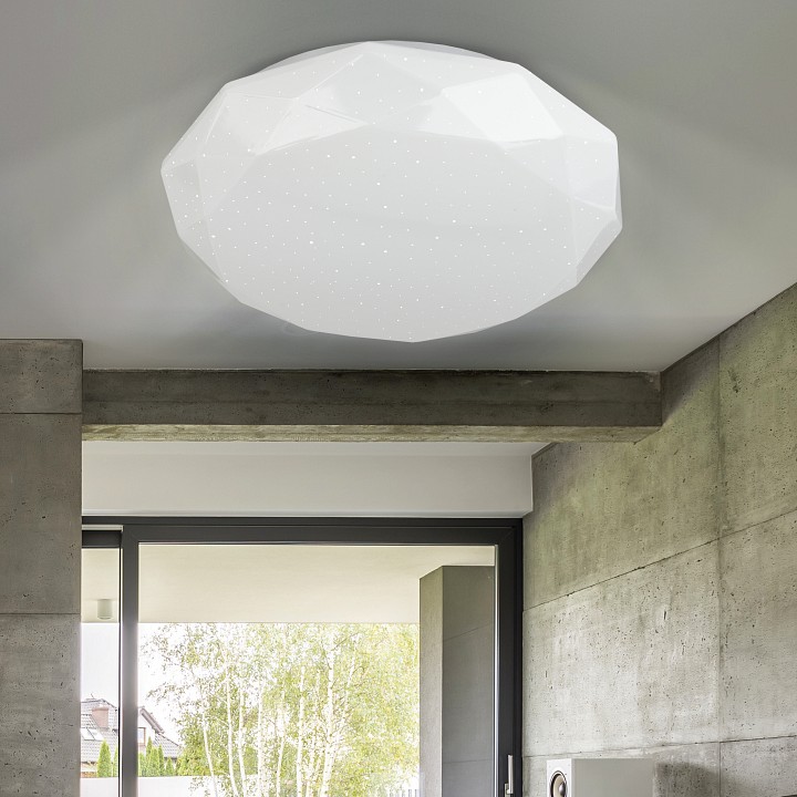 Светильник накладной ЭРА SPB-6 Sparkle 50 Вт 4000 К SPB-6-50-4K Sparkle