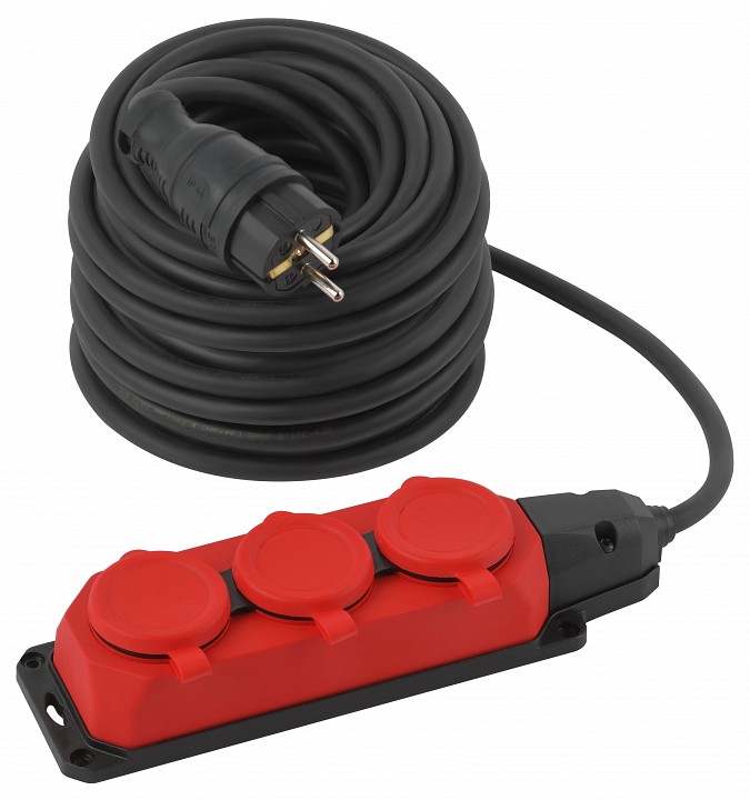 Удлинитель Эра  UK-3e-3x1,5-30m-IP44(KG)