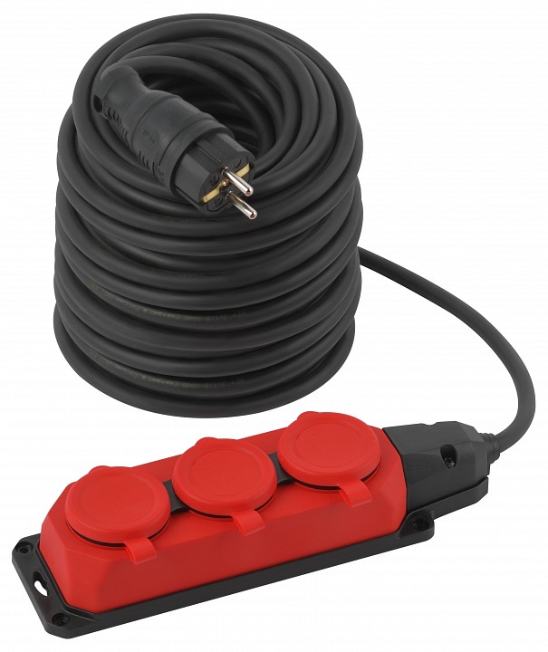 Удлинитель Эра  UK-3e-3x1,5-50m-IP44(KG)