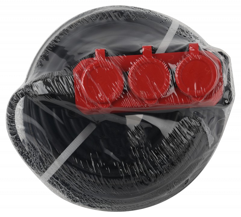 Удлинитель Эра  UK-3e-3x1,5-50m-IP44(KG)
