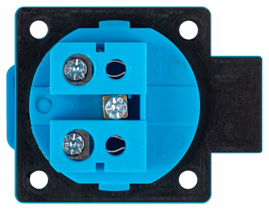 Розетка с заземлением Эра  R(PAN)-16-2P-PE-IP54