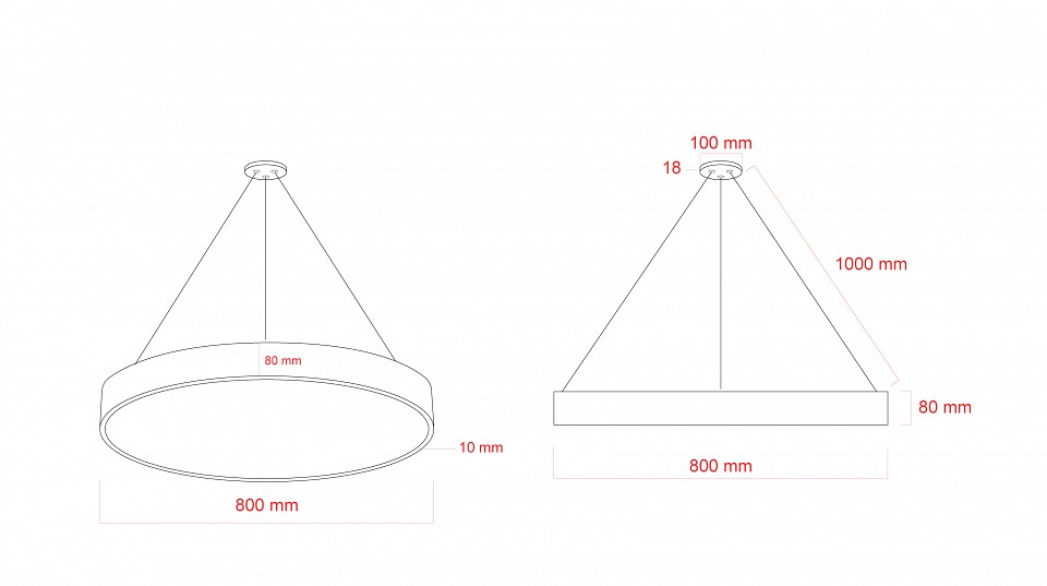Подвесной светильник Эра Ring Б0058902