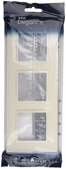 Рамка на 3 поста Эра Эра Elegance 14-5013-02