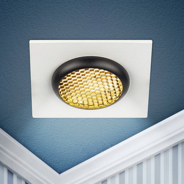 Встраиваемый светильник Эра  KL110 WH/BK