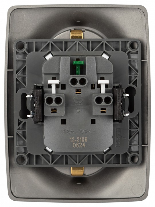 Розетка двойная без заземления Эра Эра 12 12-2106-16