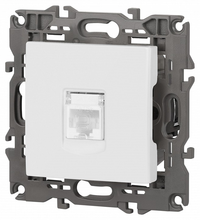 Розетка Ethernet RJ-45 без рамки Эра Эра Elegance 14-3107-01М