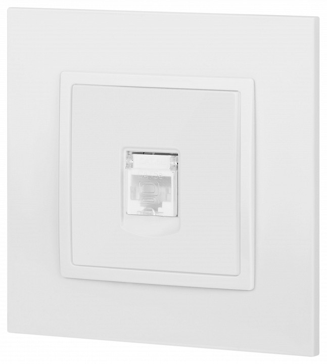 Розетка Ethernet RJ-45 без рамки Эра Эра Elegance 14-3107-01М