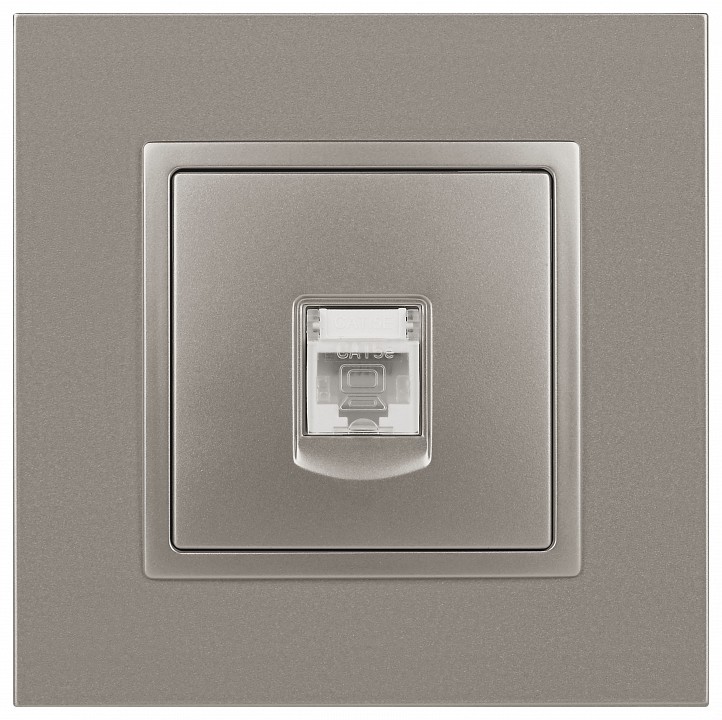 Розетка Ethernet RJ-45 без рамки Эра Эра Elegance 14-3107-16