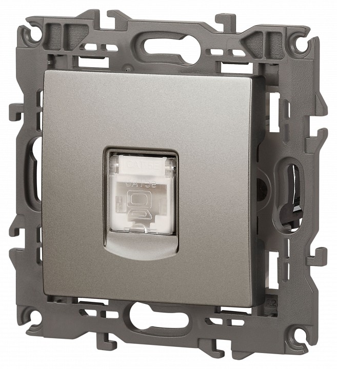 Розетка Ethernet RJ-45 без рамки Эра Эра Elegance 14-3107-16