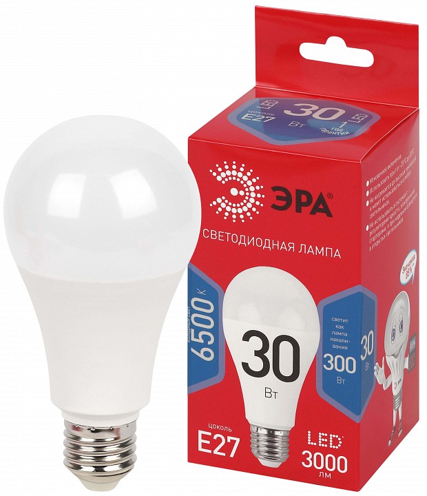 Лампа светодиодная Эра  LED A70-30W-865-E27 R