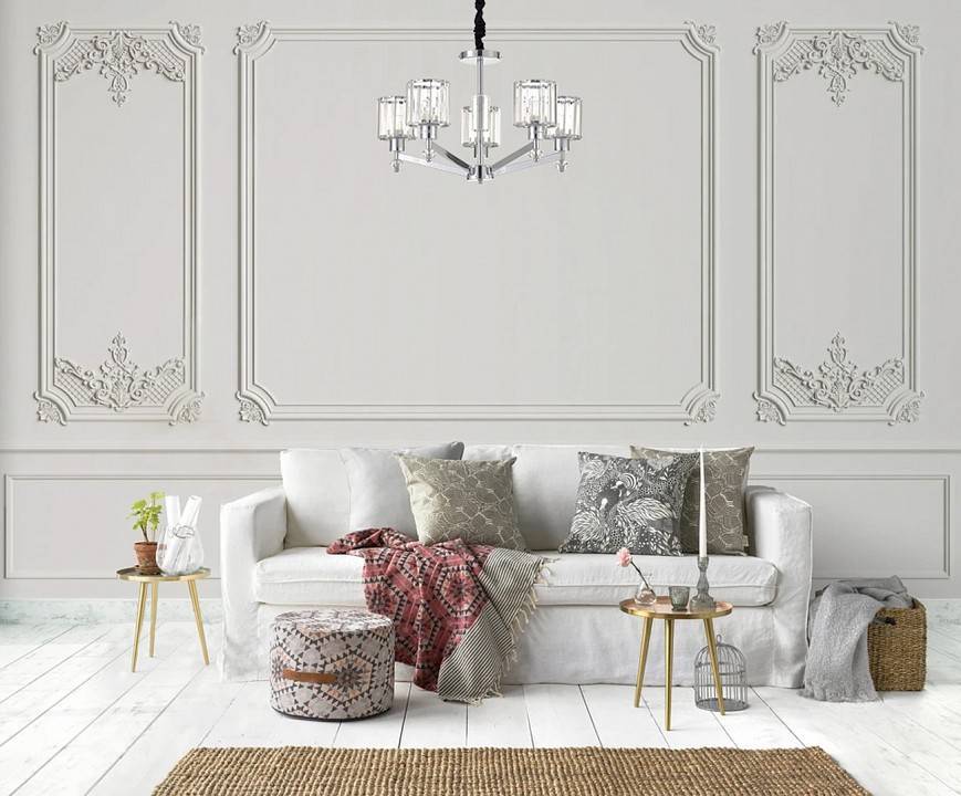 Подвесная люстра Escada Adorn Chrome 691/5S