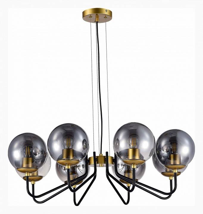 Подвесная люстра EVOLUCE Scorze 8 ламп SLE1097-303-08