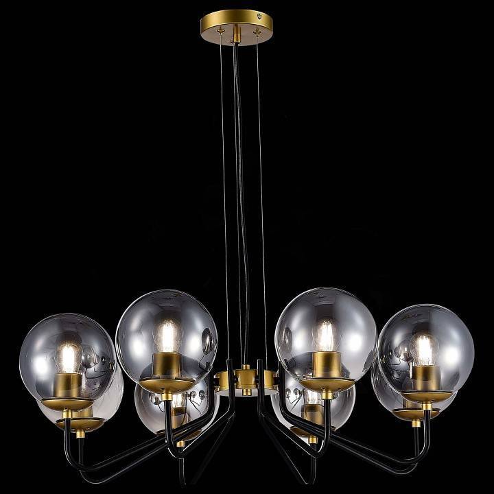 Подвесная люстра EVOLUCE Scorze 8 ламп SLE1097-303-08