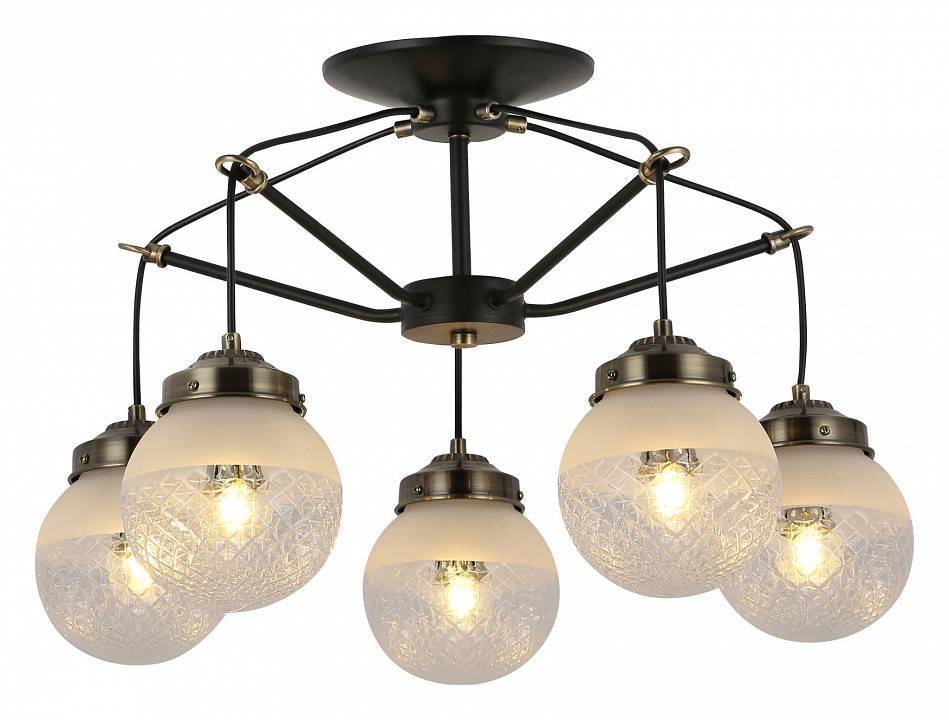 Люстра на штанге EVOLUCE Stricce 5 ламп SLE110302-05