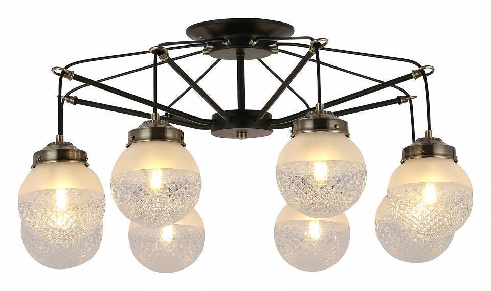 Люстра на штанге EVOLUCE Stricce 8 ламп SLE110302-08