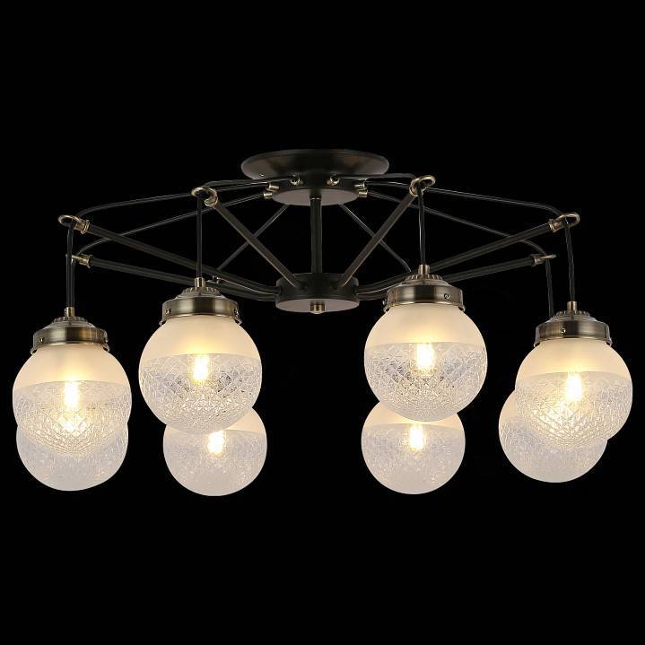 Люстра на штанге EVOLUCE Stricce 8 ламп SLE110302-08