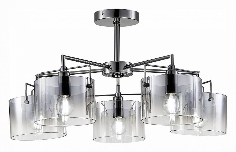 Люстра на штанге EVOLUCE Nosta 5 ламп E14 SLE155602-05