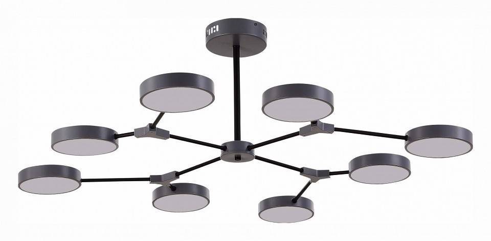 Люстра на штанге EVOLUCE Monta 8 LED SLE6003-702-08