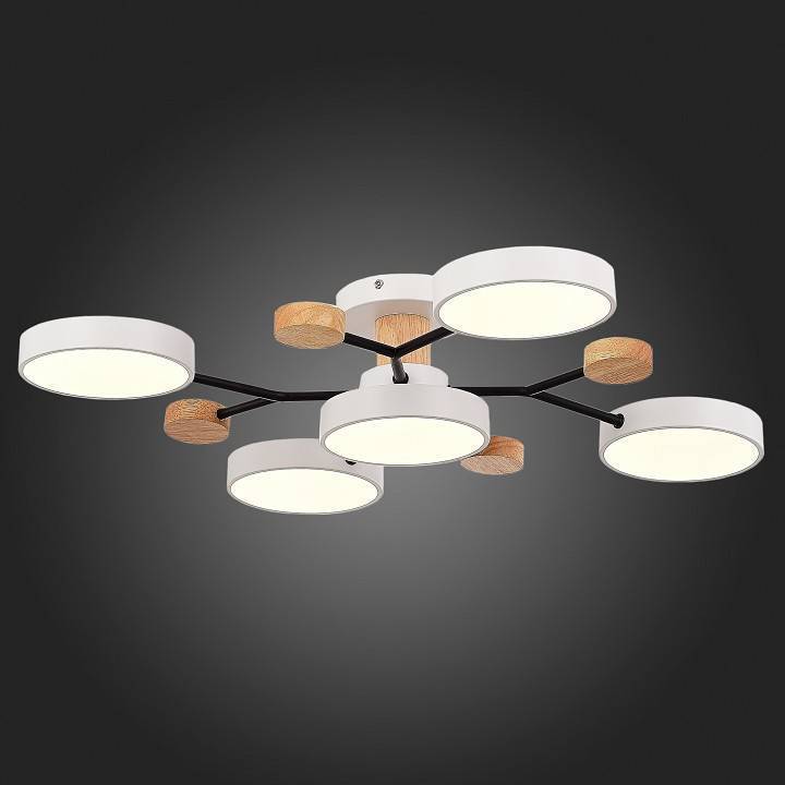 Потолочная люстра EVOLUCE Faema 5 ламп SLE6006-502-05