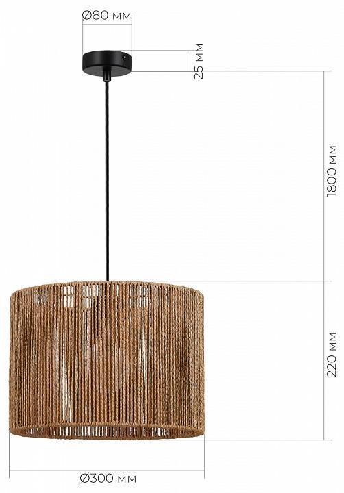 Подвесной светильник EVOLUCE ETTAN 1хE27 SLE6024-603-01