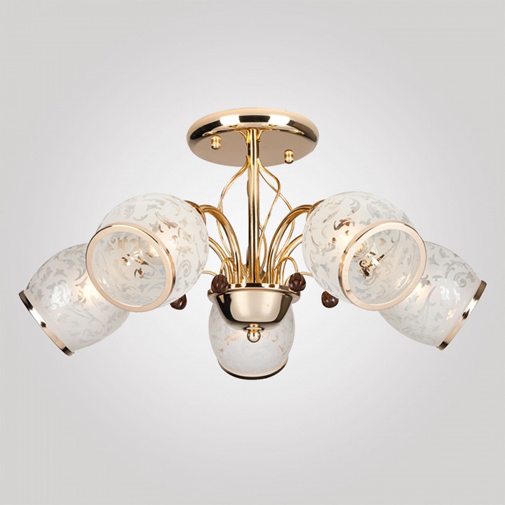 Люстра на штанге Eurosvet Gabriella 30026/5 золото