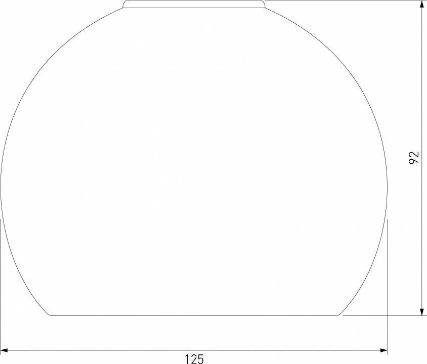 Плафон стеклянный Eurosvet 9604 77001
