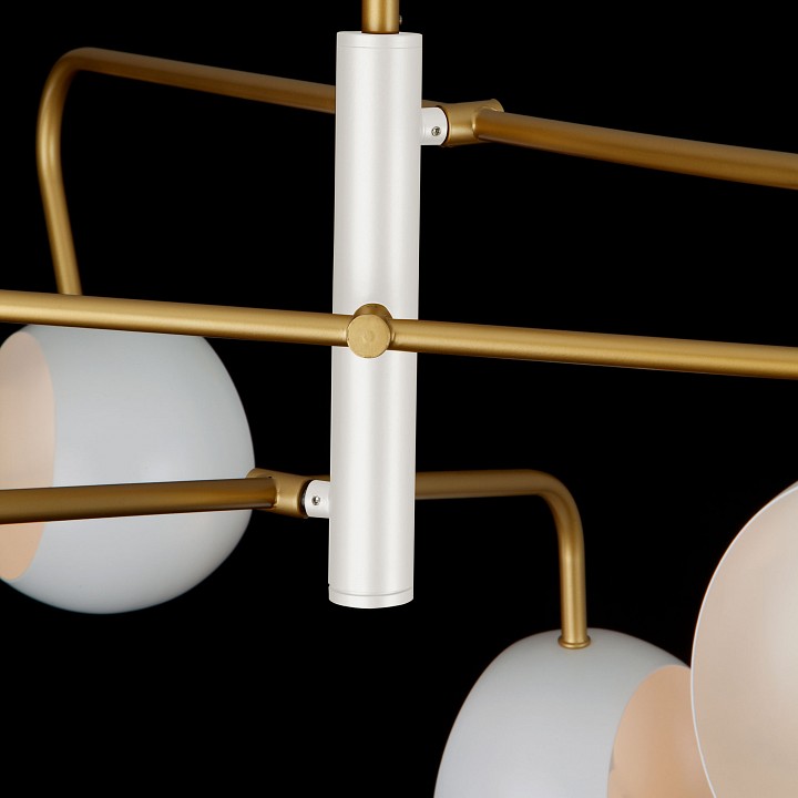 Люстра на штанге Eurosvet Luca белый 70055/6