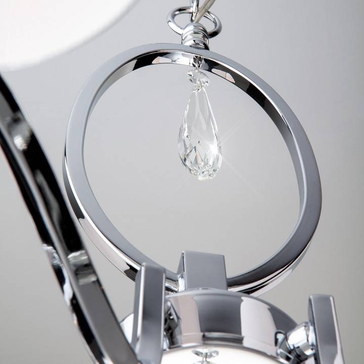 Подвесная люстра Eurosvet Madera 10093/5 хром Strotskis 10093/5