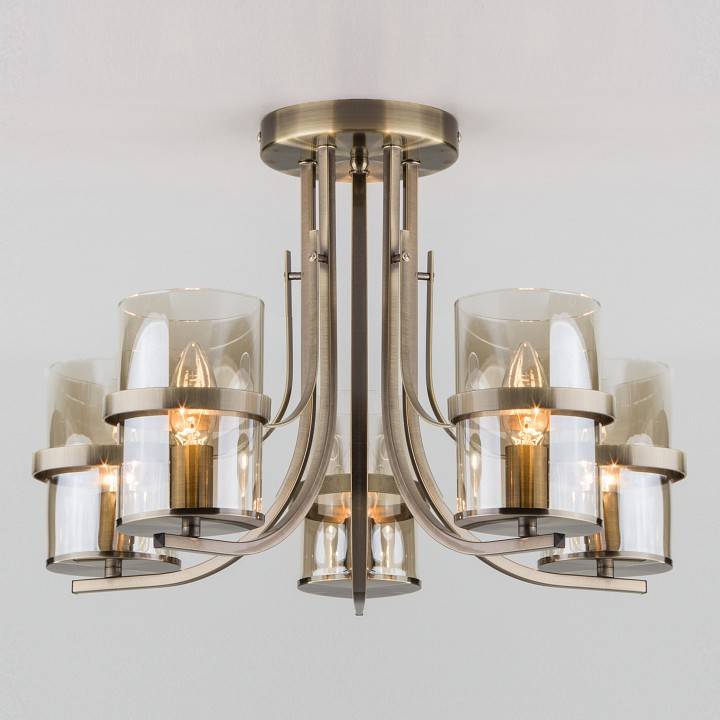 Потолочная люстра Eurosvet Coppa 60085/5 античная бронза