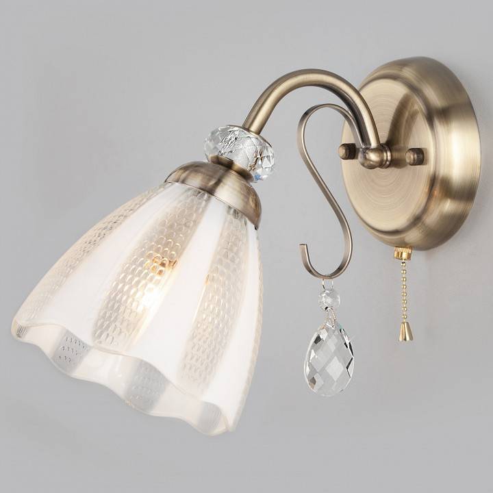 Бра Eurosvet Floranse античная бронза 30155/1