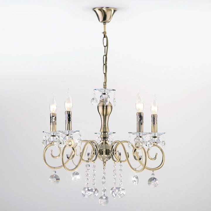 Подвесная люстра Eurosvet Ravenna 10104/5 античная бронза Strotskis 10104/5