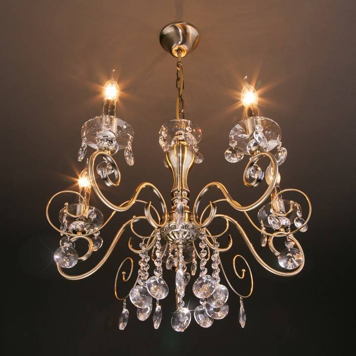 Подвесная люстра Eurosvet Ravenna 10104/5 античная бронза Strotskis 10104/5