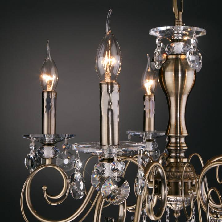 Подвесная люстра Eurosvet Ravenna 10104/5 античная бронза Strotskis 10104/5