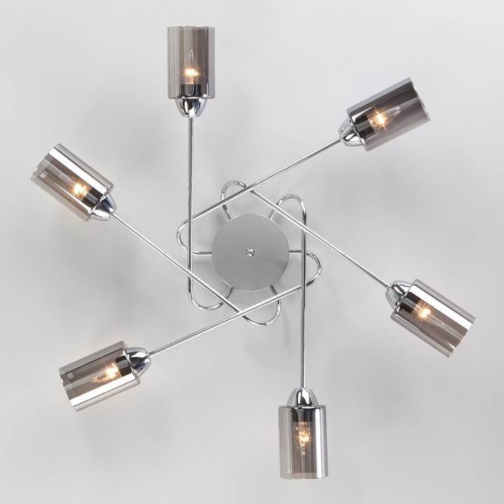 Потолочная люстра Eurosvet Motive 30167/6 хром 30167/6