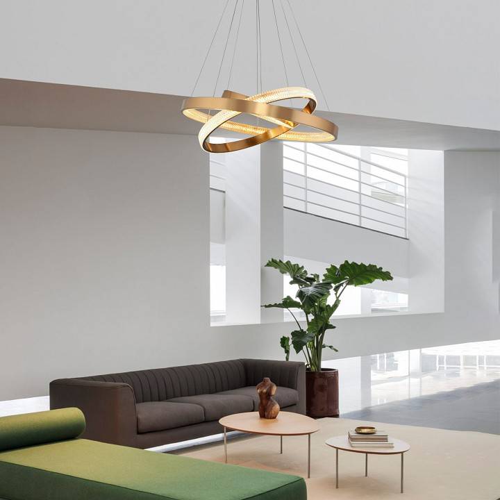 Подвесной светильник Eurosvet Posh медный Smart 90276/3