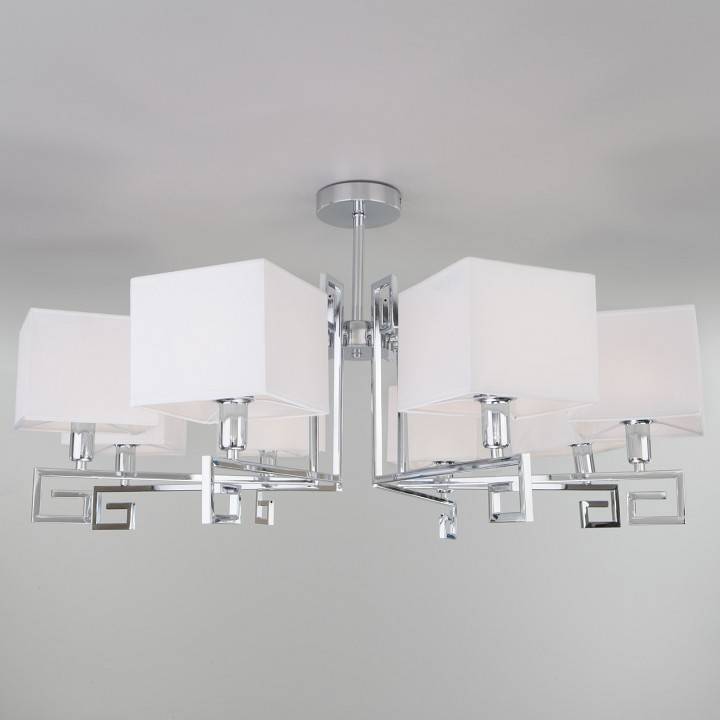 Люстра на штанге Eurosvet Alma 60115/8 хром 60115/8
