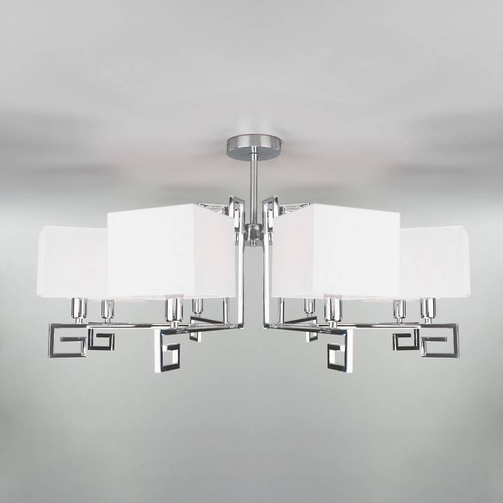 Люстра на штанге Eurosvet Alma 60115/8 хром 60115/8