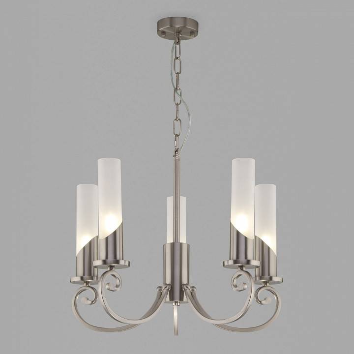 Подвесная люстра Eurosvet Banci 60117/5 никель