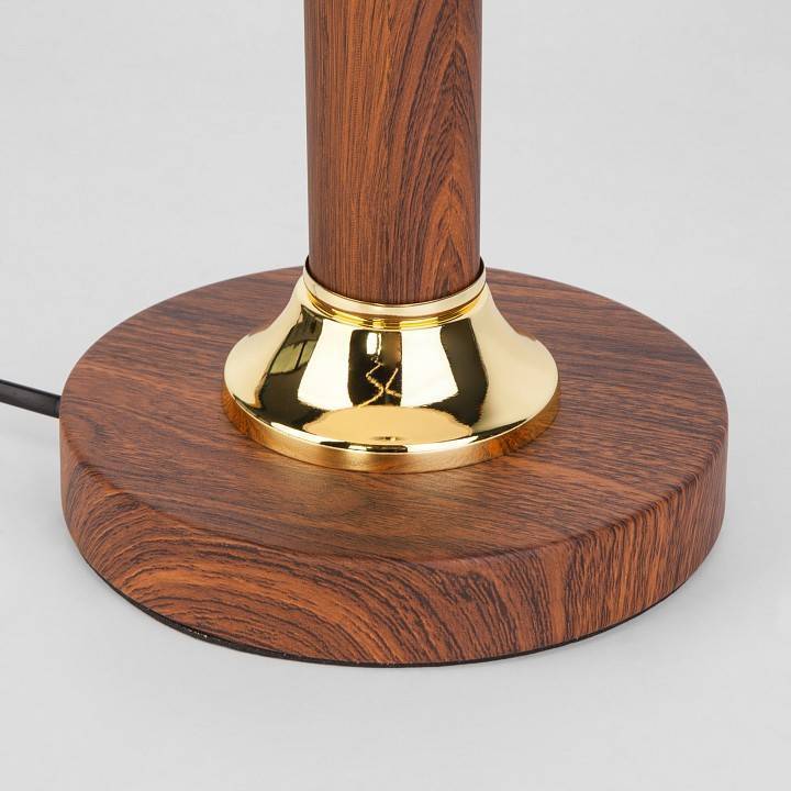 Настольная лампа декоративная Eurosvet Lorenzo 60019/1 орех 60019/1