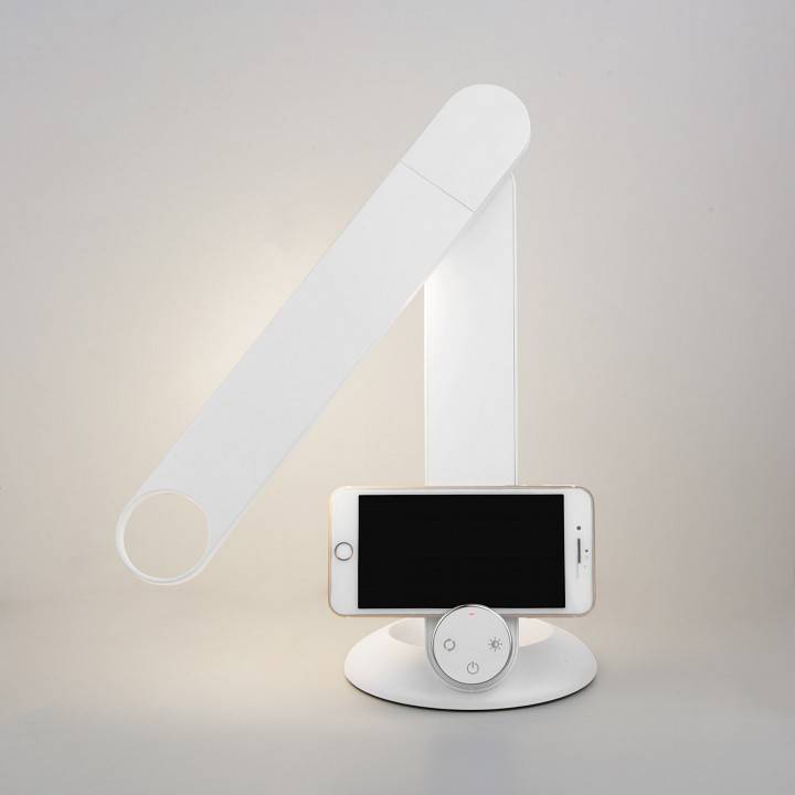 Настольная лампа офисная Eurosvet Action 10 Вт черная 80428/1