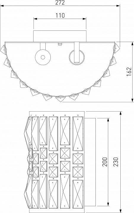 Накладной светильник Eurosvet Lory a055326