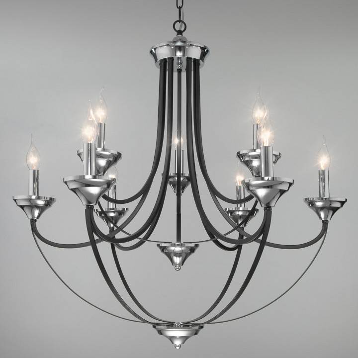 Подвесная люстра Eurosvet Lazzaro 60098/9 хром 60098/9