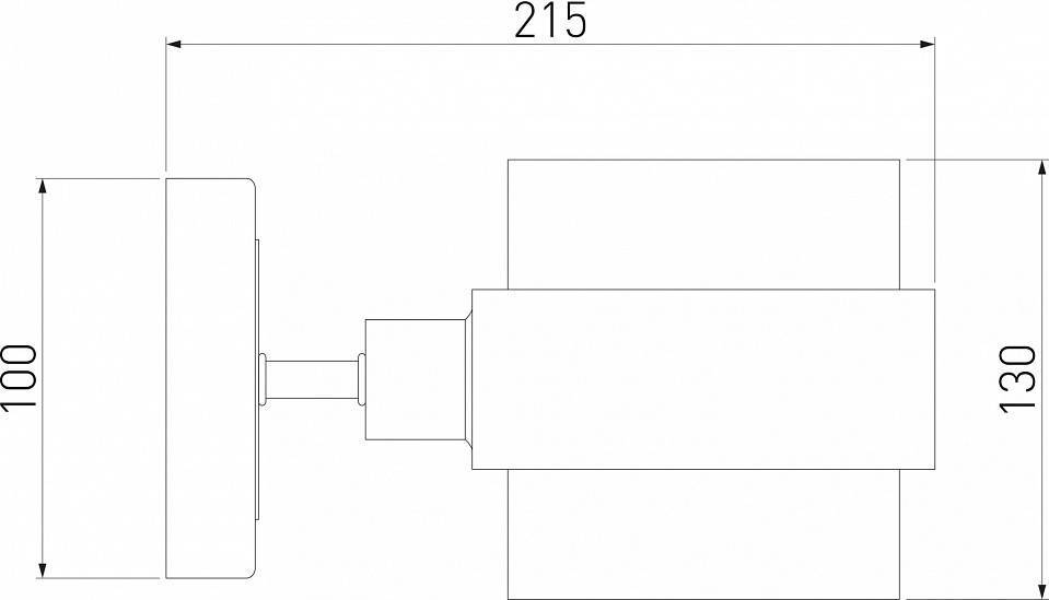 Бра Eurosvet Arcada 70127/1 хром 70127/1