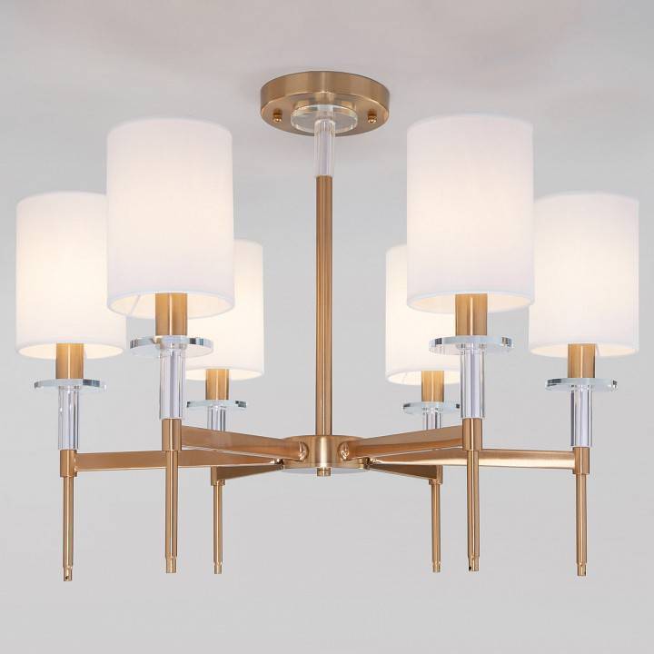 Люстра на штанге Eurosvet Brielle 60132/6 латунь 60132/6