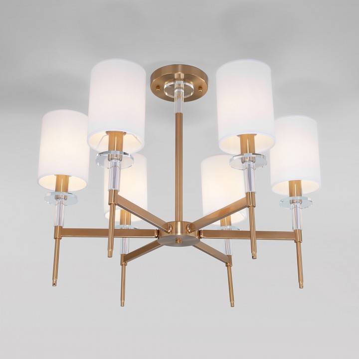 Люстра на штанге Eurosvet Brielle 60132/6 латунь 60132/6
