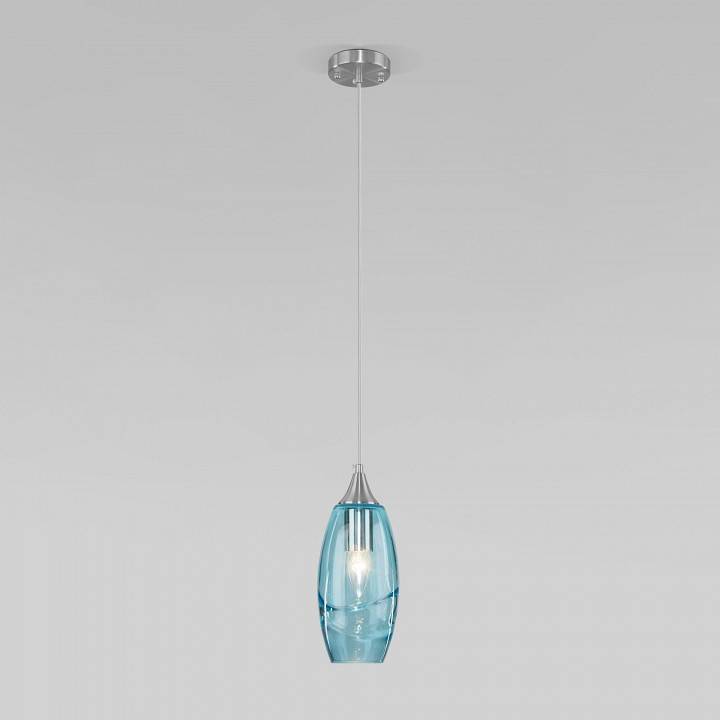 Подвесной светильник Eurosvet Lotus 50222/1 голубой 50222/1