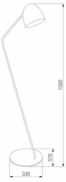 Торшер TK Lighting Soho 5037 Soho Black