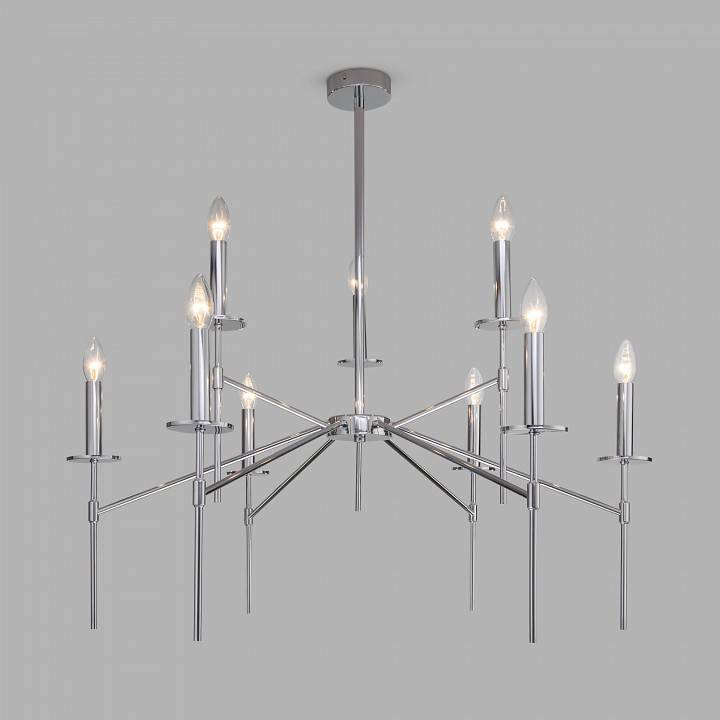 Люстра на штанге Eurosvet Anders 60142/9 хром