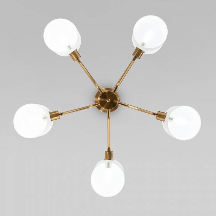 Люстра на штанге Eurosvet Bambola 60157/5 латунь 60157/5