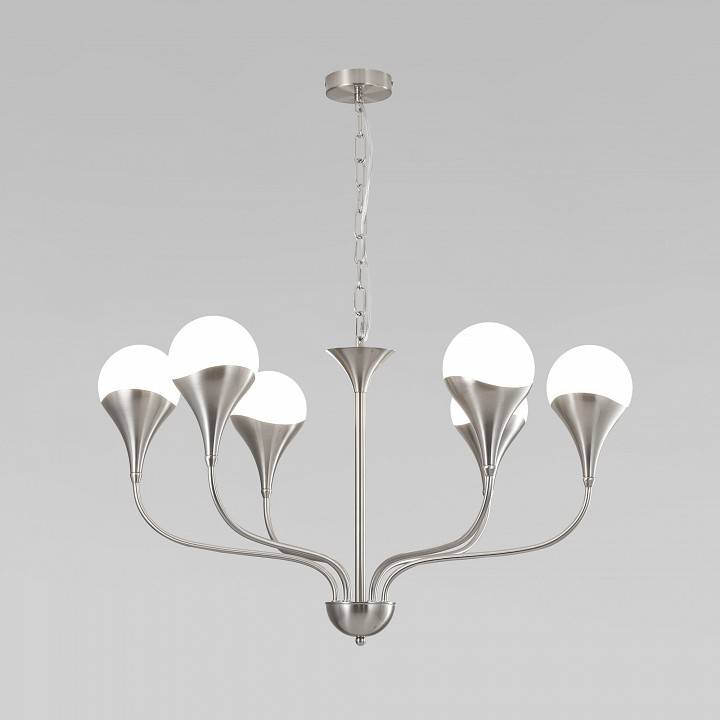 Подвесная люстра Eurosvet Calyx 60169/6 никель